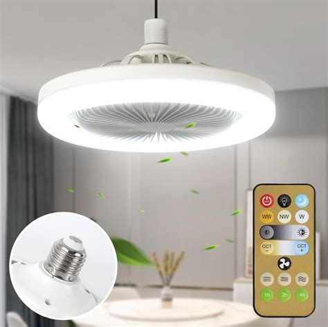 ELBME Ceiling Fans with Lights - Upgraded Ceiling Fan - Modern Ceiling ...