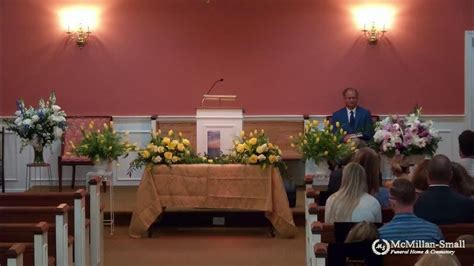 McMillan-Small Funeral Home Live Stream for Nancy L. Siems - YouTube
