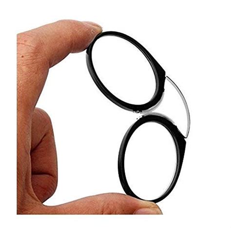 CHASHIBA® Nose Resting Pinching Reading Glasses with No Temple Arms ...