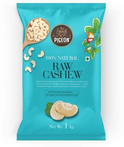 Pigeon Raw_Cashew_1kg Cashews Price in India - Buy Pigeon Raw_Cashew ...