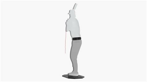 Baseball Pitching Dummy White 3D model | 3D Molier International