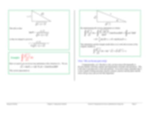 SOLUTION: I2 9 integration by inverse substitution using sine - Studypool