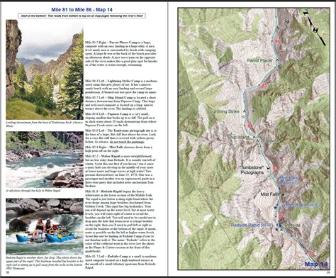 river maps main salmon river guide book