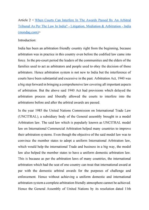 Article 2 - Lecture notes 1 - Article 2