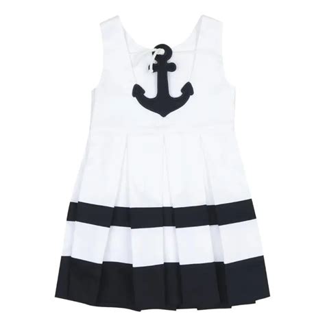 Lapin House White Logo Embroidered Dress | Les Petits - Les Petits