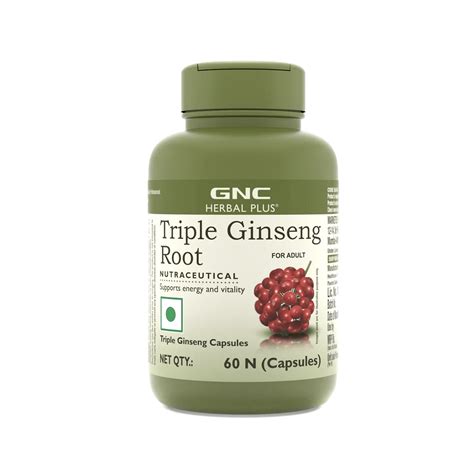 Buy GNC Herbal Plus Triple Ginseng Root Online - Apex Supplements