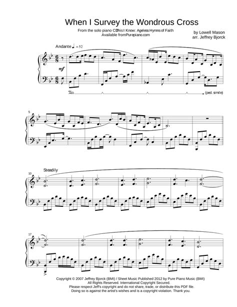 When I Survey the Wondrous Cross (arr. Jeff Bjorck) by Jeff Bjorck ...