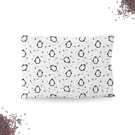 MNP Rai Mustard Seed Pillow for New Born Baby (0-12 Months), Round-Head ...