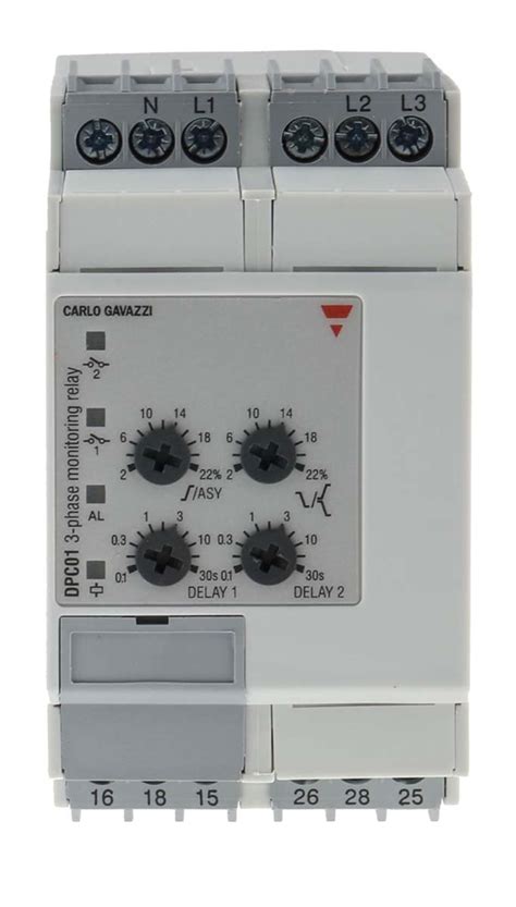 DPC01DM48 Carlo Gavazzi | Carlo Gavazzi Phase, Voltage Monitoring Relay ...