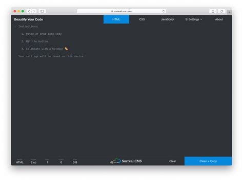 Image result for HTML Code Beautifier