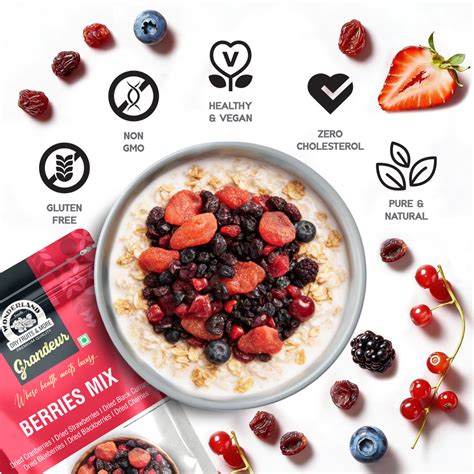 Wonderland Foods 200g Grandeur Premium Berries Mix Pouch
