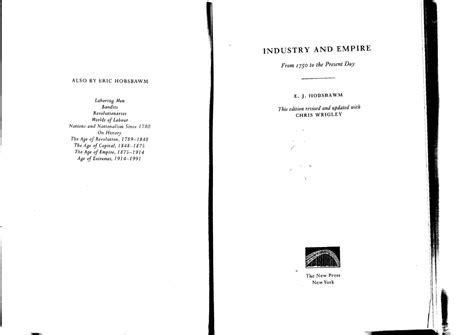 Hobsbawmreading - B.A. Economics (Hons.) - Studocu