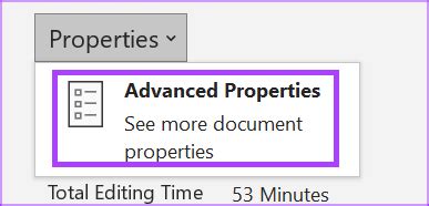 Image result for Word File Properties