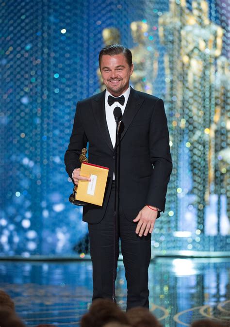 Leonardo Dicaprio Wins Oscar