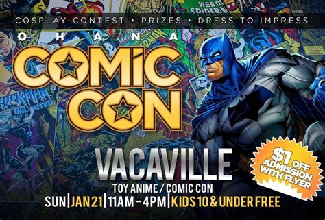 Vacaville Toy-Anime-Comic Con, Vacaville Veterans Memorial Building, 21 ...