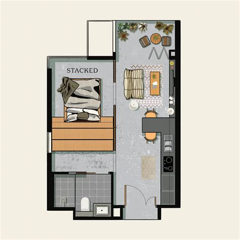 4 Creative Space-Saving Ideas For A 1-Bedroom Condo Layout