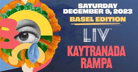 Kaytranada + Rampa - Sat. December 9th, LIV Miami, December 9 to ...