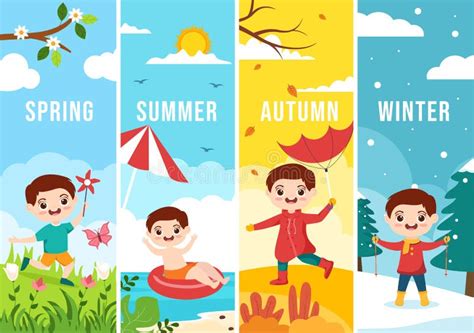 Image result for Spring/Summer Fall/Winter Cartoon