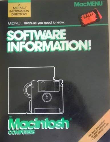 Buy Software Information for MacIntosh Computers, 1989, Vol 5., No. 2 ...