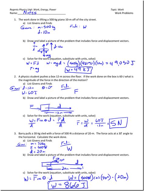Work Physics Explained 的图像结果