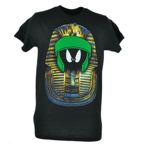 Looney Tunes Marvin The Martian Egyptian King Tut Black Graphic ...