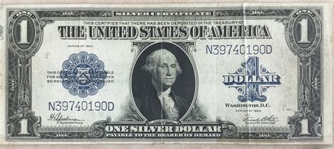 1 Dollar (Large-Size Silver Certificate - "Horse Blanket") - United ...
