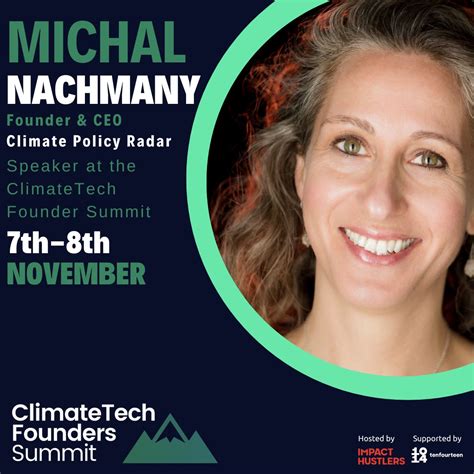 AI for the climate crisis: Daniel Salinas and I at ClimateTech Founders Summit | Michal Nachmany ...