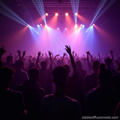 Nightclub Full of Dancing People | Stable Diffusion Online