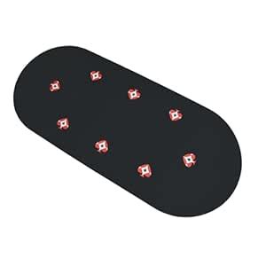 POK3R STUFF INDIA Black Rubber Poker Mat/Tabletop-Portable, Easy to ...