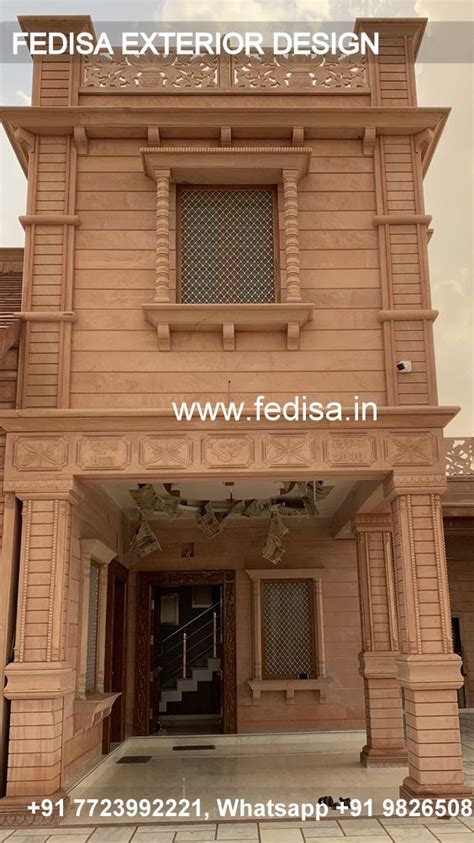 Classic House Front Design Indian Style House Boundary Design Pooja ...