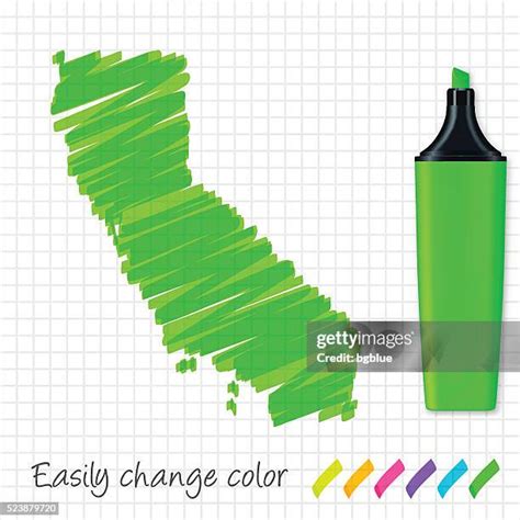 California Map Drawing 的图像结果