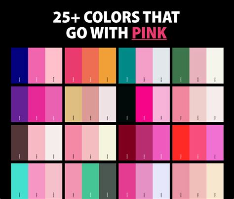 25+ Best Colors That Go With Pink: Pink Color Palettes – CreativeBooster