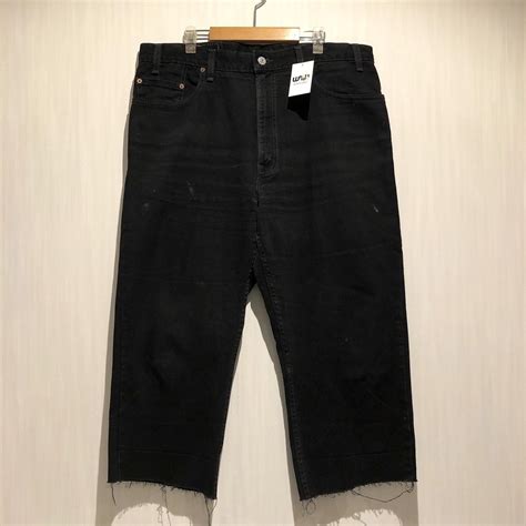 2000s Levi's 505 black denim pants “cut off”【高円寺店】 | What’z up