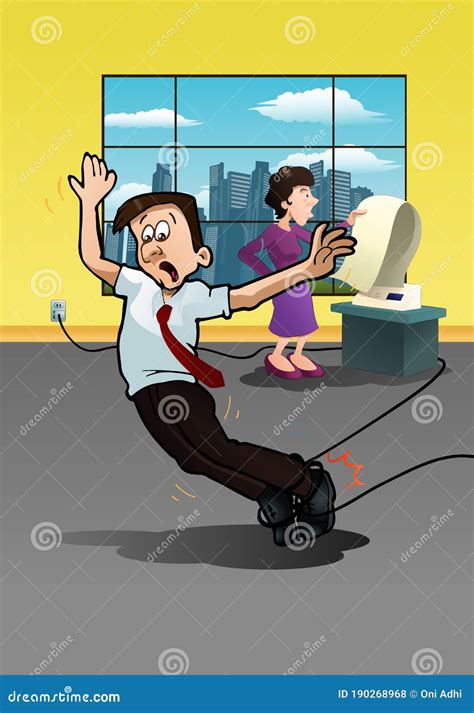 Image result for Tripping Over Cartoon