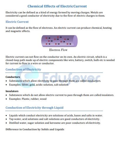 Image result for Class 8 Science Chemical Effects of Current