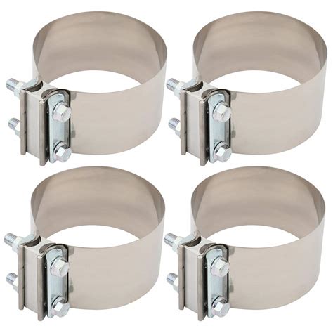 Buy 5 inch Butt Joint Band Sleeve Coupler Stainless Steel Flanges ...