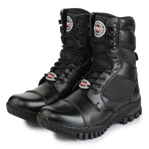 Buy Freedom By Liberty Mens SOLDIER-01 Defence Lacing Black Trekking Boots