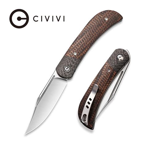 CIVIVI Appalachian Drifter II Front Flipper Knife Micarta & Carbon ...