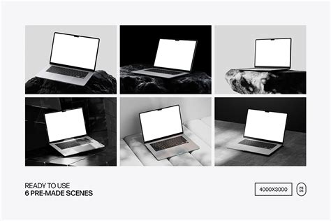 MacBook Air Mockup Set | Premium & Free PSD Mockup Store