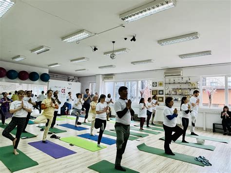 MoS Lekhi joins yoga session organised by Indian Embassy in Zagreb