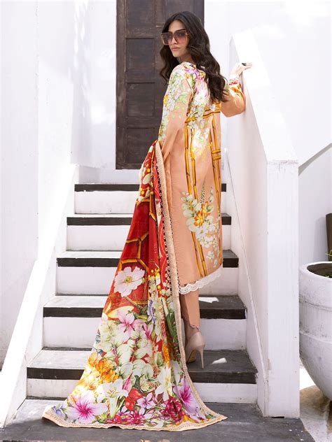 Roheenaz Leya Lawn Collection 2024 – Island Escape – YourLibaas