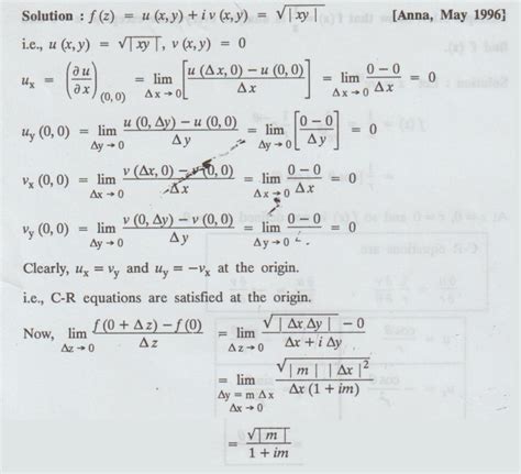 Cauchy-Riemann Equations Example 的图像结果