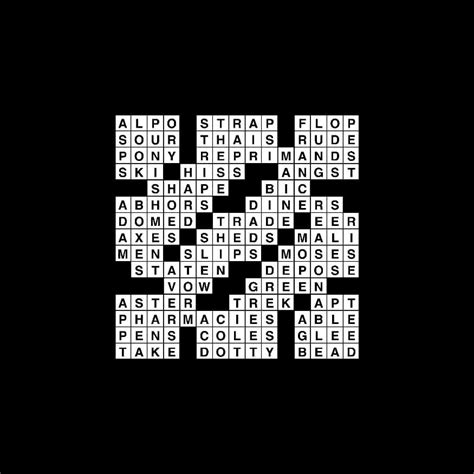 Crossword puzzle, Wander Words answers: January 7, 2020 - Metro US