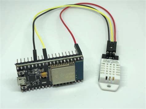 Подключение датчика dht22 к esp32