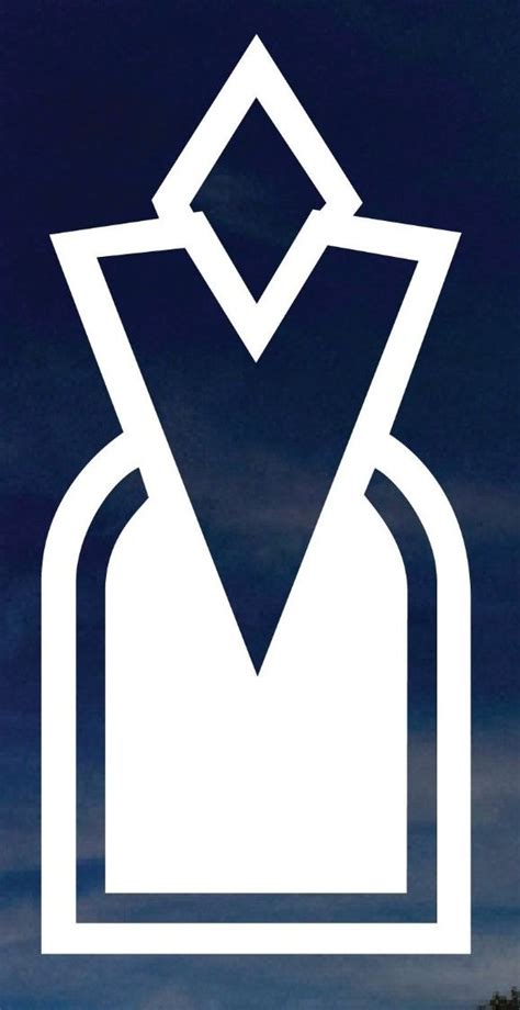 Skyrim Video Game Quest Marker Logo Vinyl Stickers Symbol 6 ...