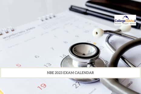 NBE 2023 Exam Calendar Released: Check NEET PG, NEET MDS & Other Exam ...