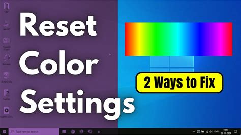Image result for Reset Colors On Computer