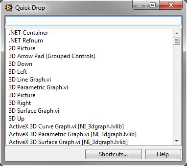 Image result for LabVIEW Quick Drop