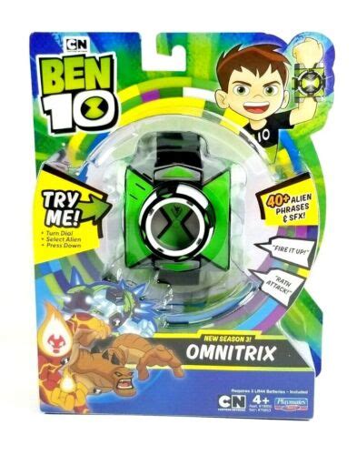 Unbranded Ben 10 OMNITRIX Season 3 - 40+ Phrases - Cartoon India | Ubuy