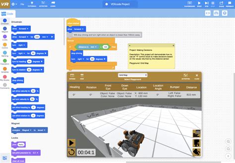 Vexcode Python 的图像结果